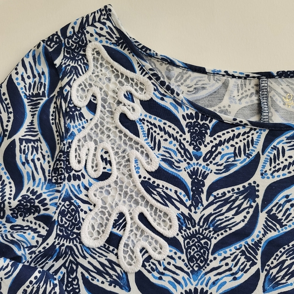 Lilly Pulitzer Marlowe Dress Resort White A Mermaids Tail, Size M - Picture 5 of 14